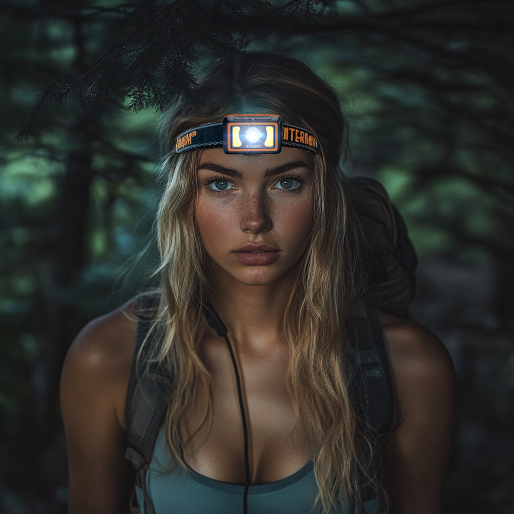 Internova LED Rechargeable Headlamp With Spotlight and Flood Light